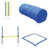 PawHut Agilityset für den Hund Hund_Agilityset - blau/gelb - PawHut
