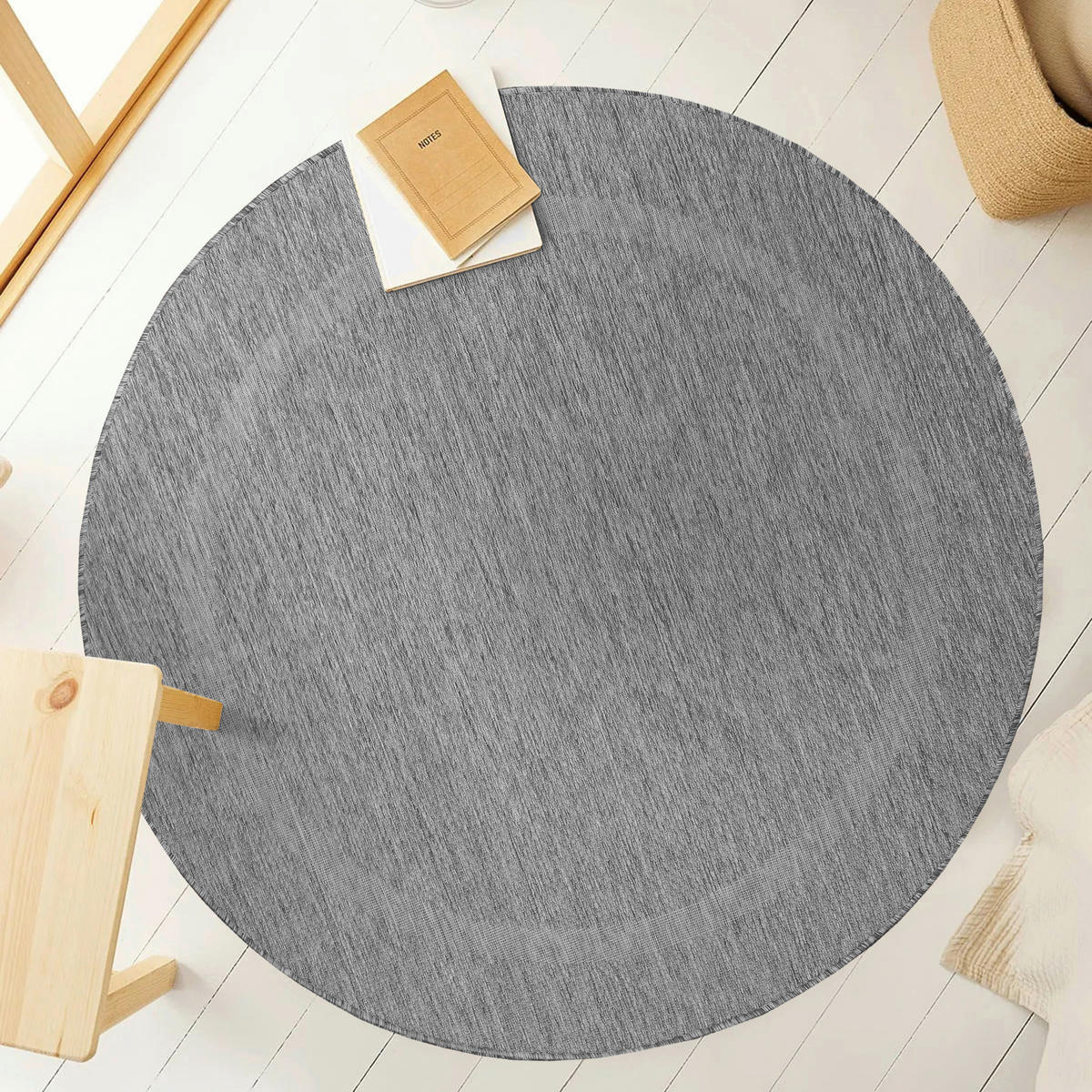 Ayyildiz Teppich RELAX grau B/L: ca. 200x200 cm RELAX - grau (200,00/200,00cm) - Ayyildiz