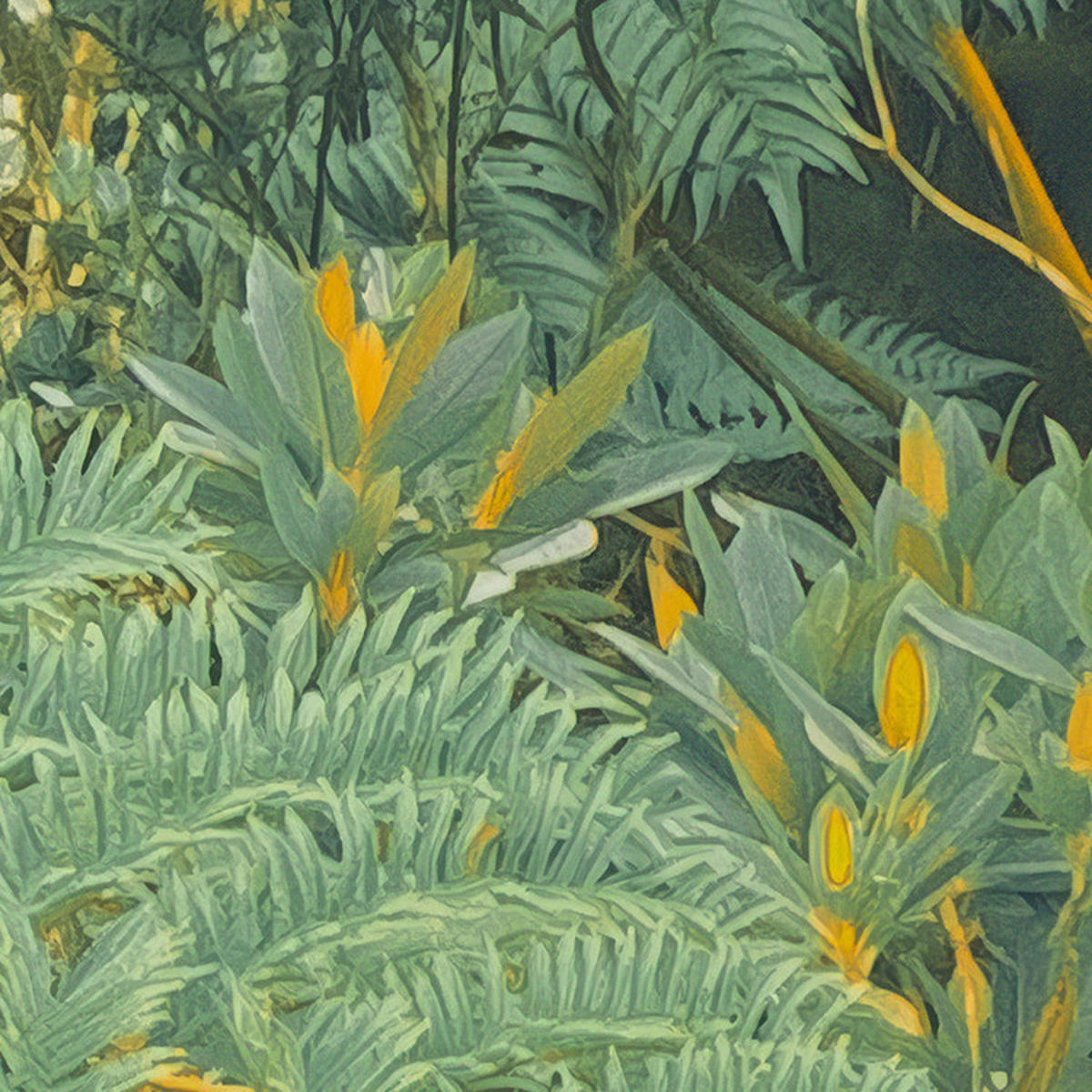 Komar Fototapete Jungle Lands B/L: ca. 400x250 cm Jungle Lands - (400,00/250,00cm) - Komar