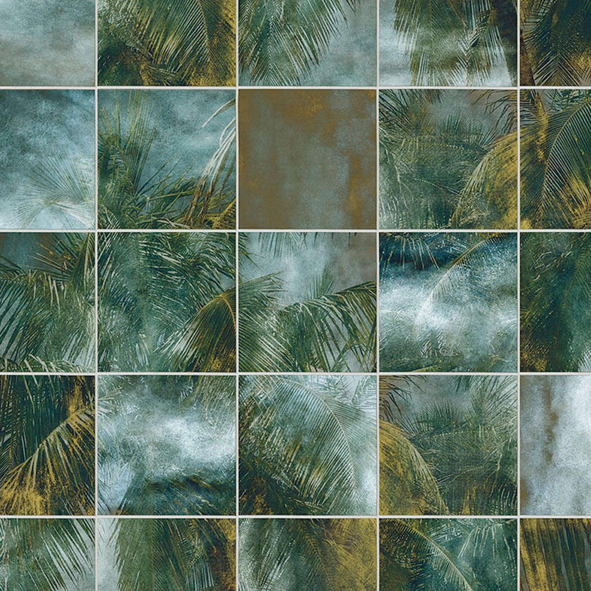 Komar Fototapete Palm Puzzle B/L: ca. 200x280 cm Palm Puzzle - (200,00/280,00cm) - Komar