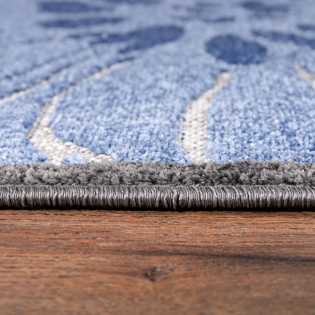 Thumbnail - Sanat Outdoorteppich FLORAL grau B/L: ca. 200x290 cm