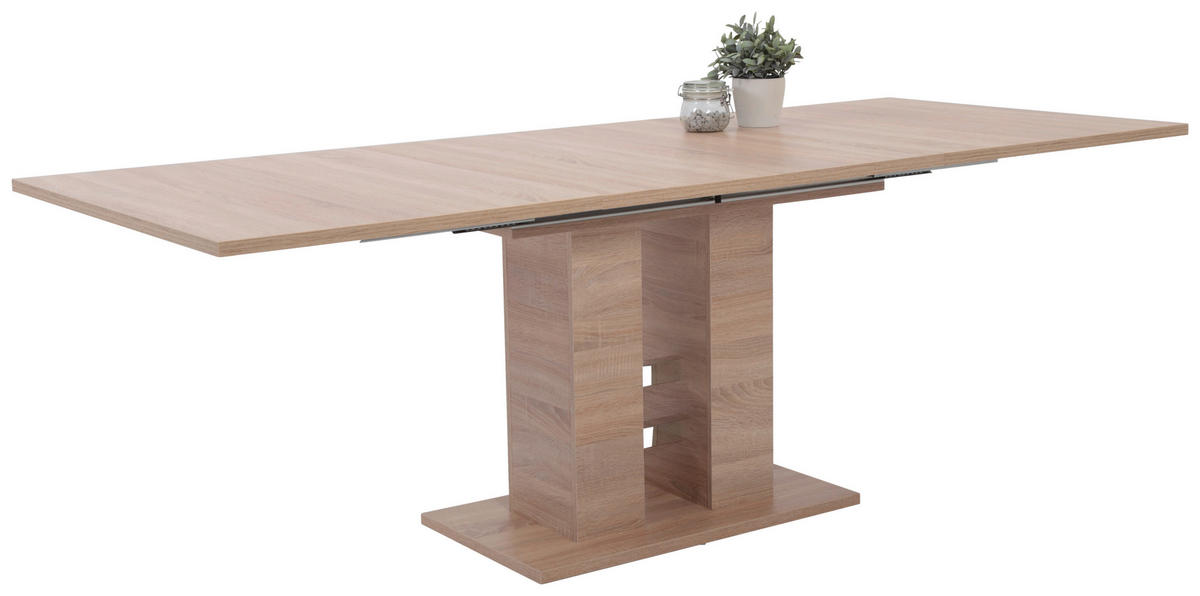 Essgruppe Ulla Eiche schlamm Holzwerkstoff B/H/T: ca. 220x76x90 cm Ulla - Eiche/schlamm (220,00/76,00/90,00cm) - Hela