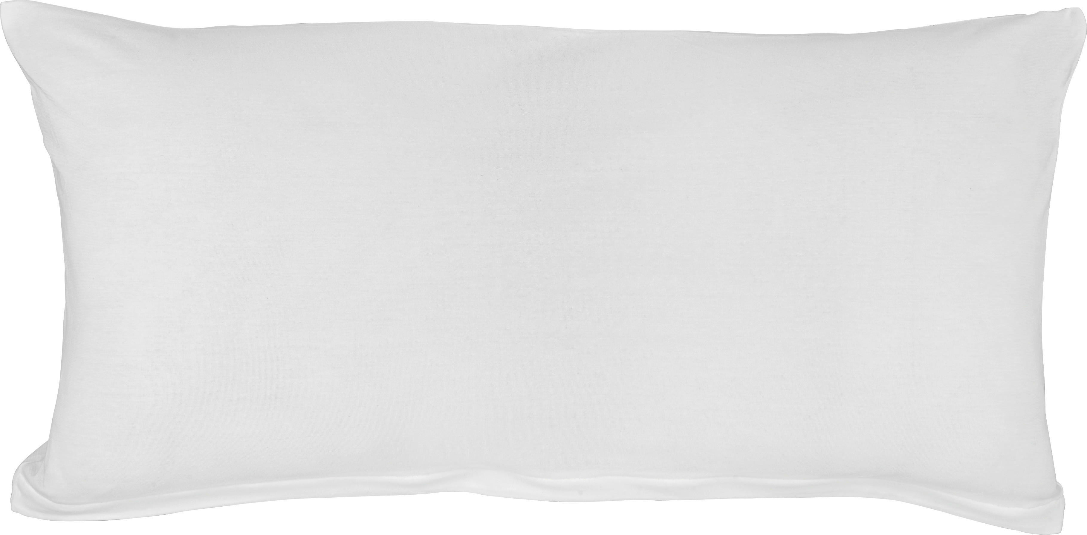 Kissenbezug Jersey Kissenbezug-Jersey_2erPack 40x80cm - weiß (40,00/80,00cm) - Elegance