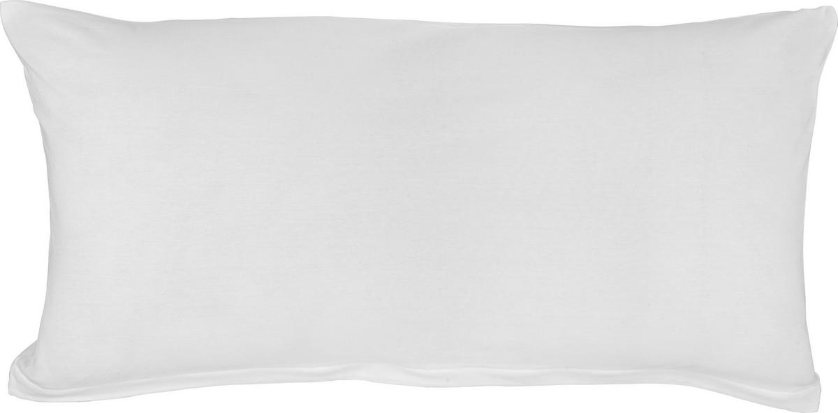 Kissenbezug Jersey Kissenbezug-Jersey_2erPack 40x80cm - weiß (40,00/80,00cm) - Elegance