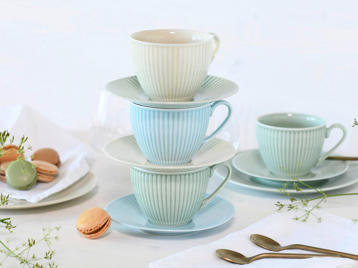 CreaTable Kaffeeservice Valencia bunt Porzellan 18 tlg. Valencia - bunt - CreaTable