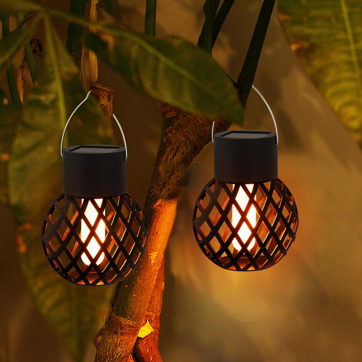 Solarleuchte Solarlaterne_hängend - Sensation