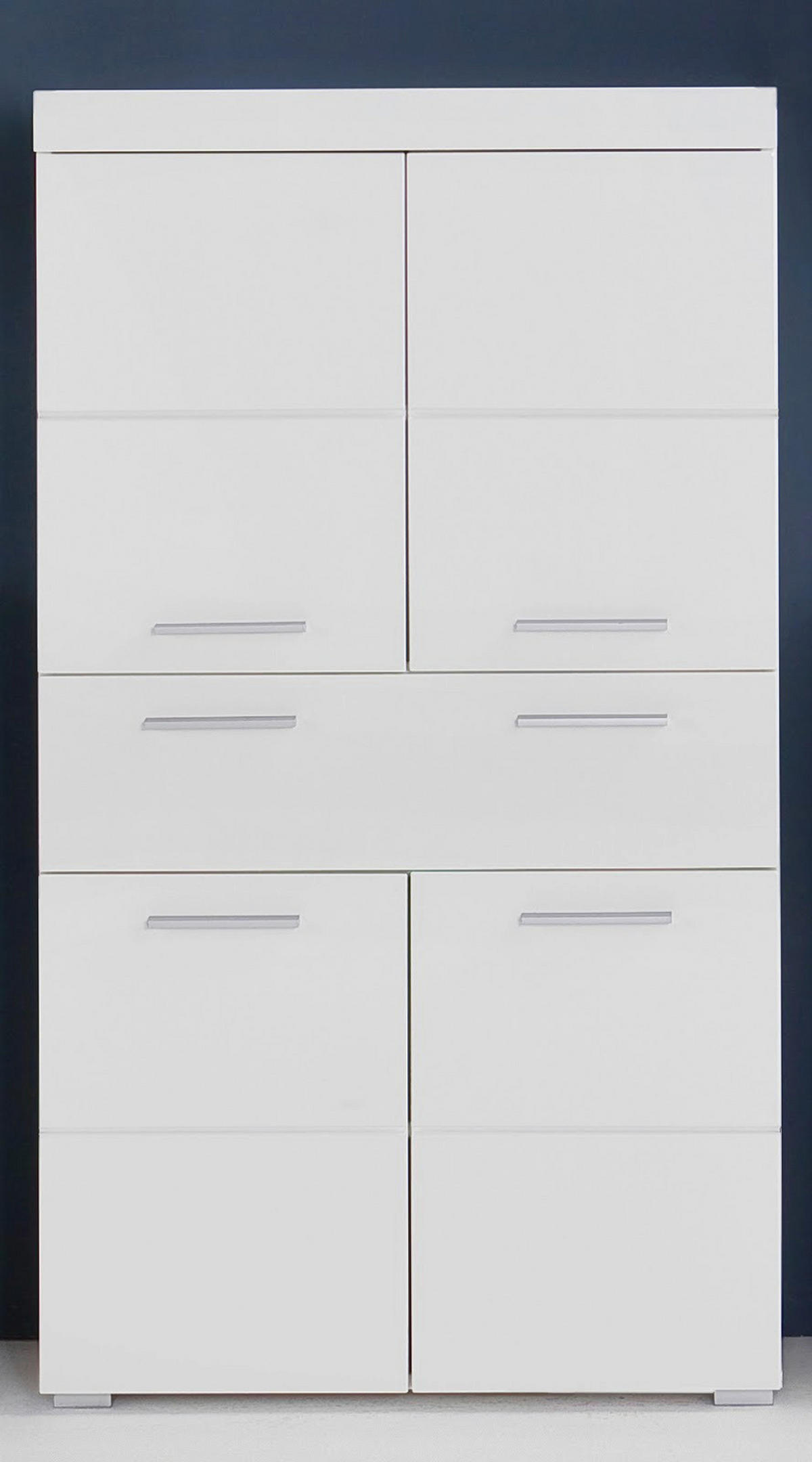 Midischrank Amanda B/H/T: ca. 73x132x31 cm Amanda - weiß (73,00/132,00/31,00cm)