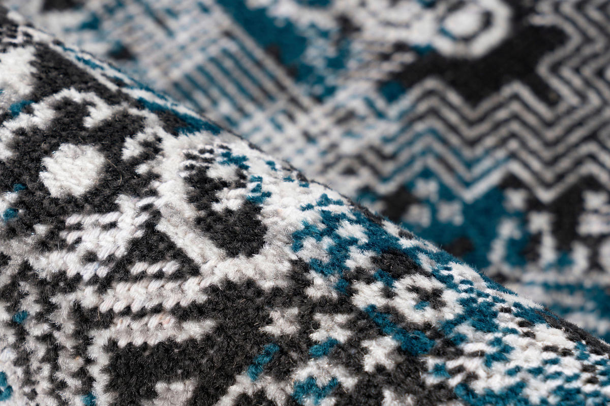 360Living Teppich Ariya blau B/L: ca. 120x170 cm Ariya - blau (120,00/170,00cm) - 360Living