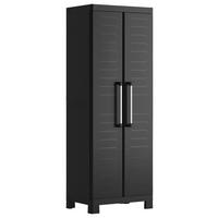 Keter Kunststoffschrank Detroit schwarz Kunststoff B/H/T: ca. 65x182x45 cm Detroit - schwarz (65,00/182,00/45,00cm) - Keter