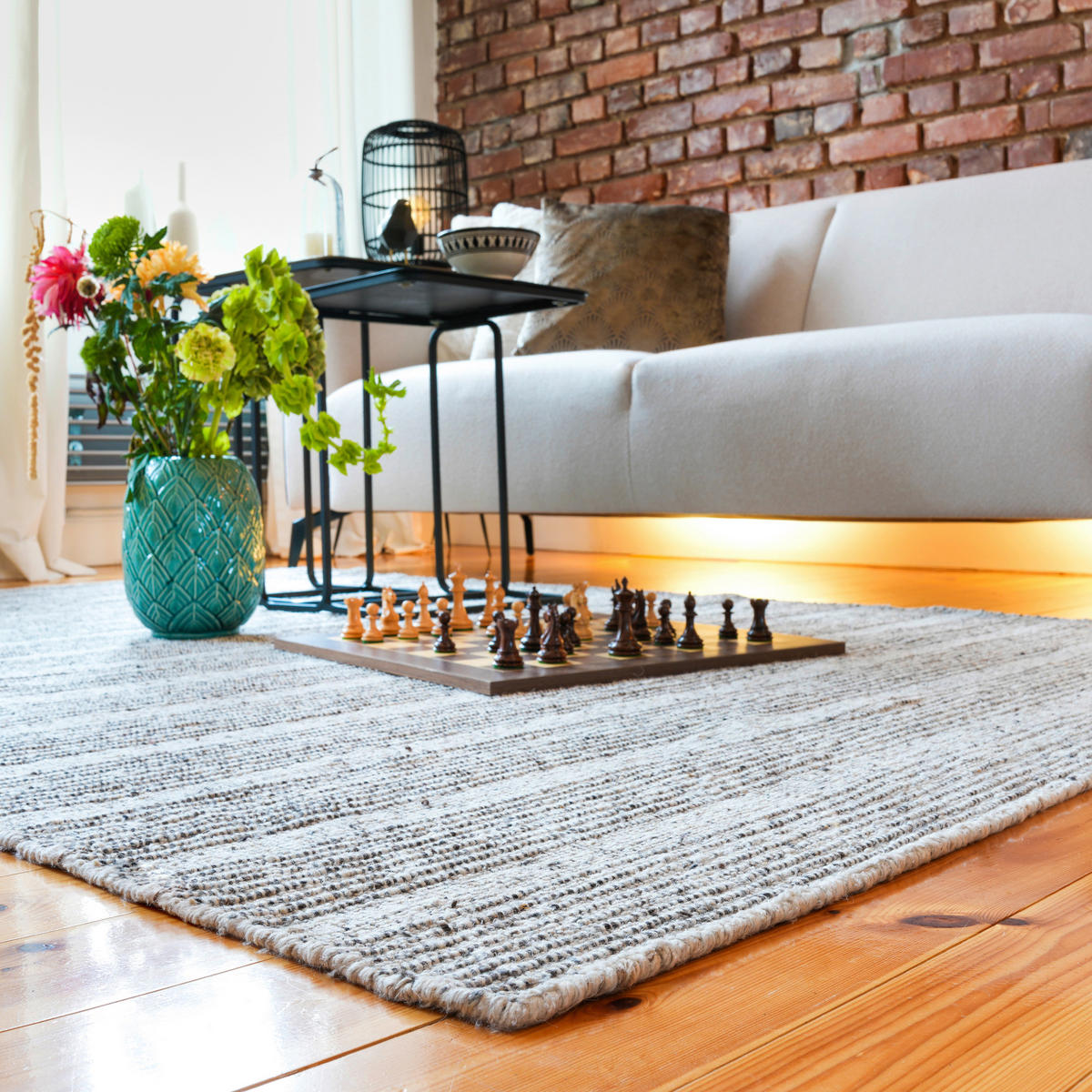 Obsession Teppich My Jadevine sand B/H/T/L/D: ca. 200x1x0x290x0 cm My Jadevine - sand (290,00/200,00/1,00cm) - Obsession