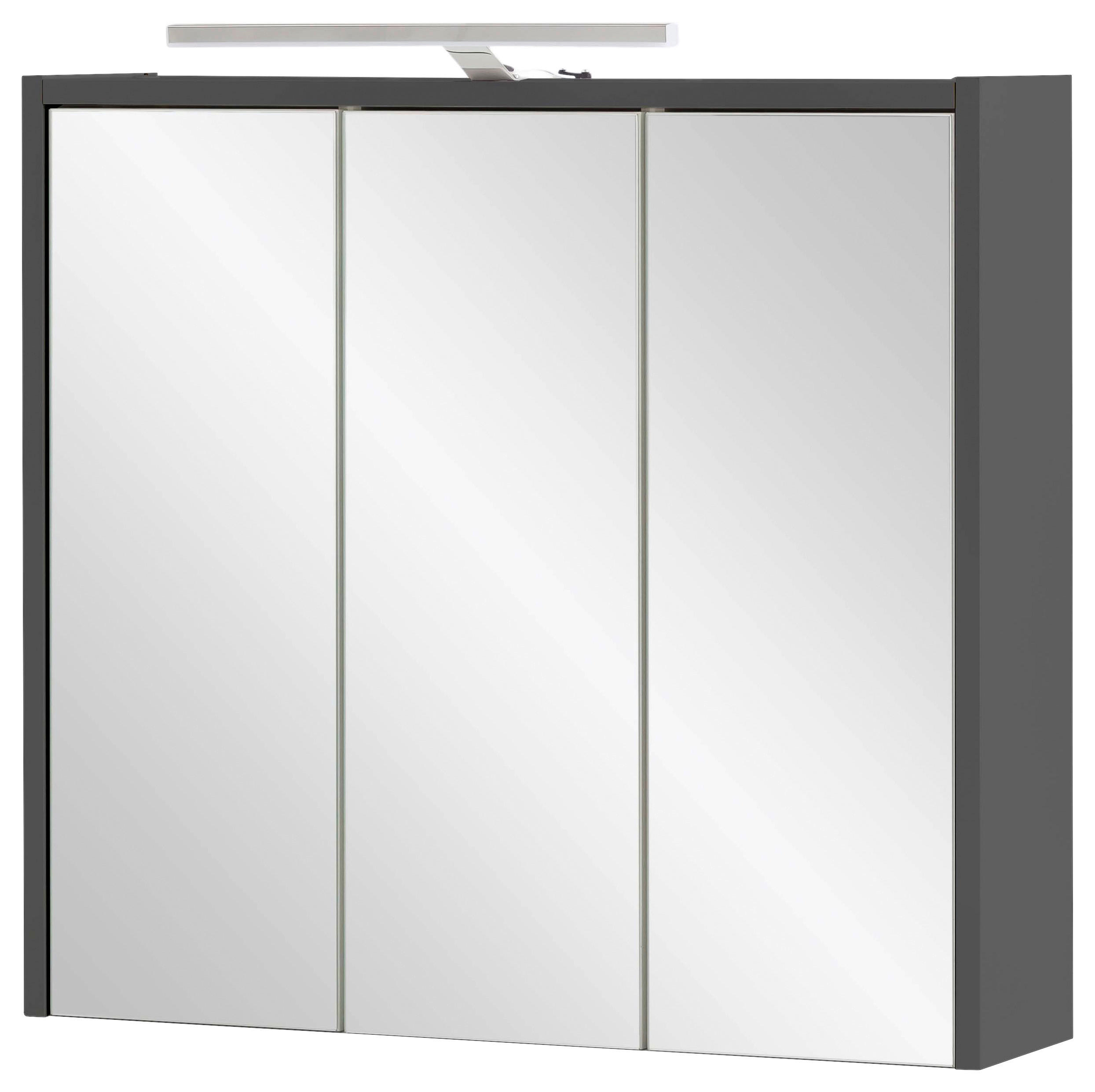 Spiegelschrank Flag anthrazit B/H/T: ca. 65x64x16 cm Flag - anthrazit (65,00/64,00/16,00cm) - Möbelpartner