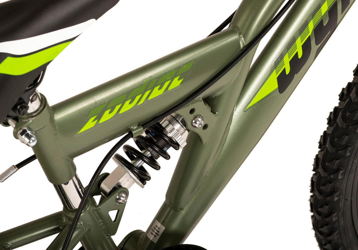 WYLD Kinder-Mountainbike Zodiac ZODIAC 20 Zoll Rahmenhöhe 31 cm 6 Gänge grün grün ca. 20 Zoll Zodiac - grün - WYLD