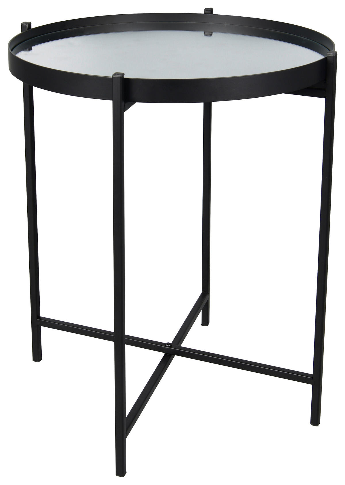 Beistelltisch Verena schwarz H/D: ca. 51x45 cm Verena - schwarz (45,00/51,00cm)