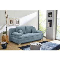 Dauerschlafsofa  aqua blau B/H/T: ca. 203x85x106 cm Lindau_Dauerschlafsofa - blau/aqua (203,00/85,00/106,00cm)