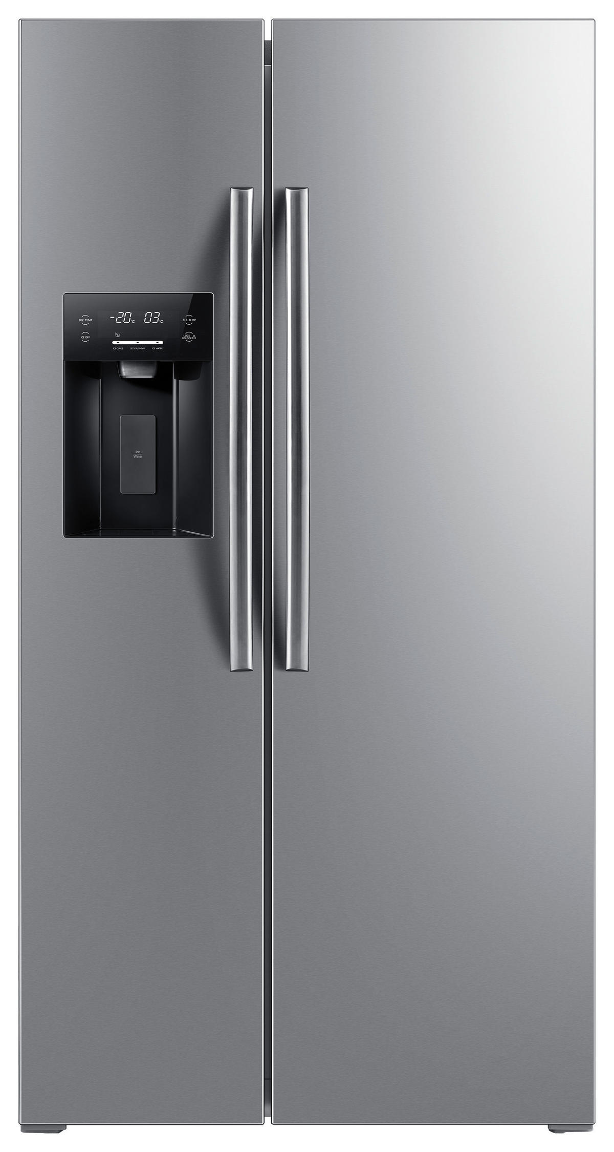Wolkenstein Side-by-Side WSBS556NFICMEIX Inox B/H/T/L: ca. 91,1x178x76,6x76,6 cm WSBS556NFICMEIX - Inox (76,60/91,10/178,00cm) - Wolkenstein