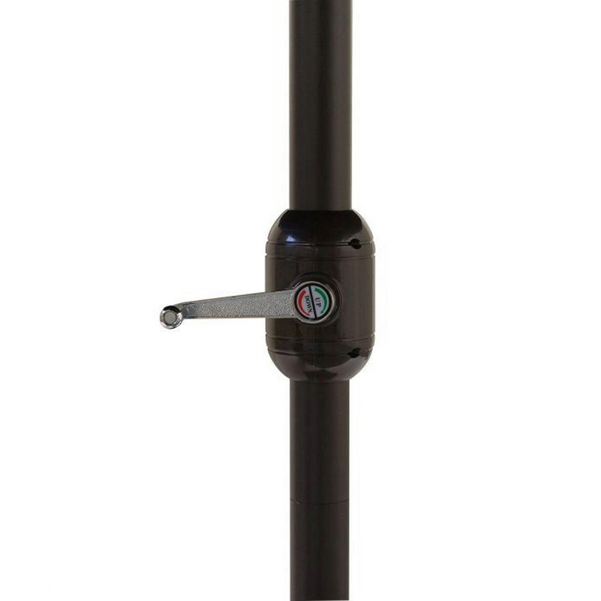Outsunny Marktschirm schwarz Stahl B/H/L: ca. 270x240x460 cm Marktschirm - schwarz (460,00/270,00/240,00cm) - Outsunny