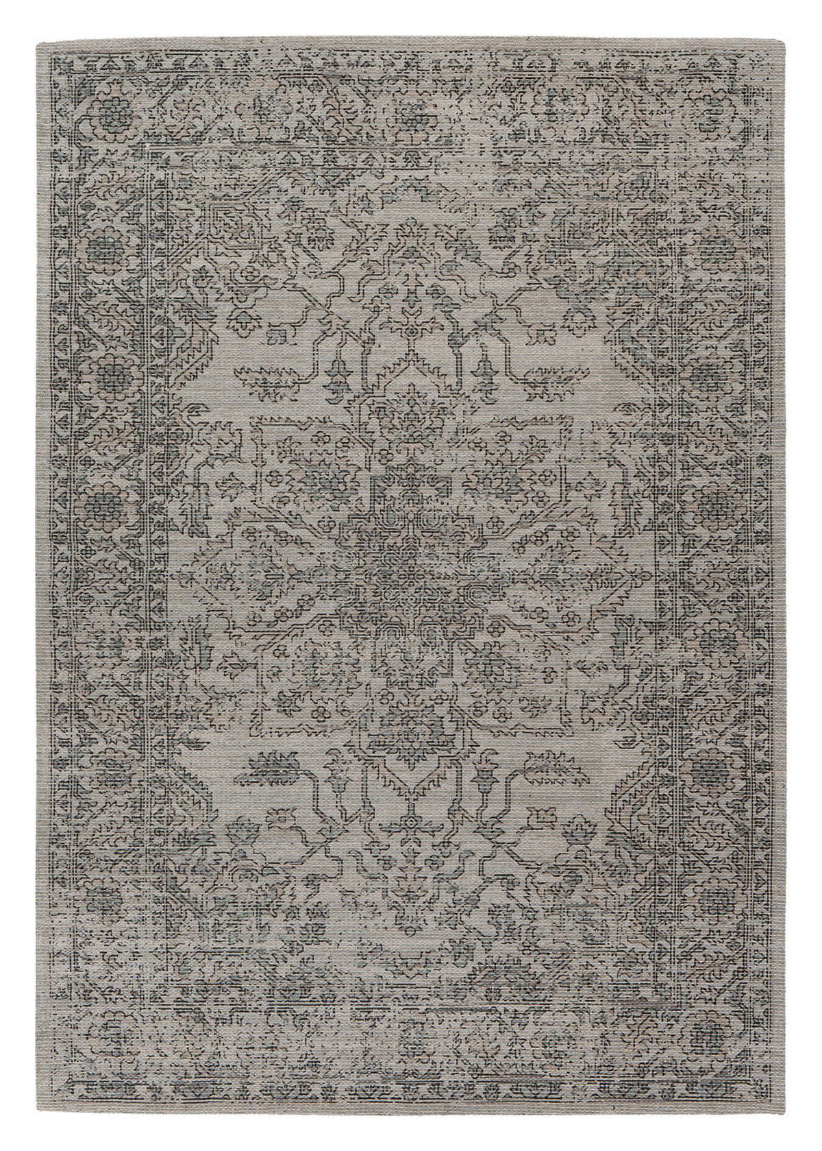 Kayoom Flachflorteppich Perry 325 grün B/L: ca. 120x170 cm Perry 325 - grün/taupe (120,00/170,00cm) - Kayoom