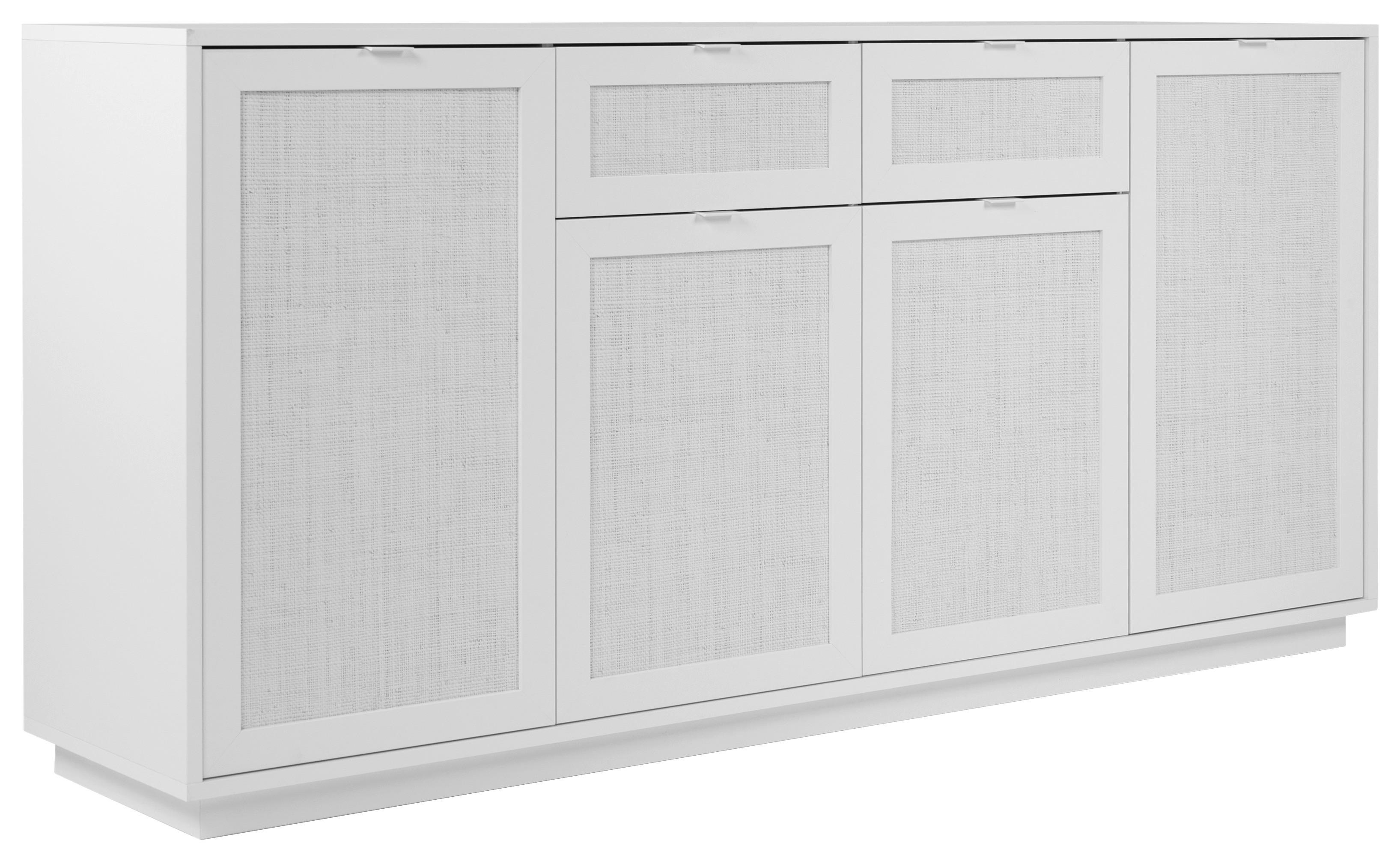 Sideboard Flores weiß B/H/T: ca. 180x87x40 cm Flores - weiß (180,00/87,00/40,00cm)