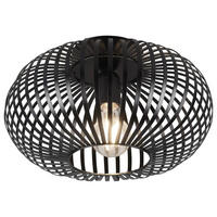 TRIO Deckenleuchte Johann 606903032 mattschwarz Metall H/D: ca. 18x30 cm 1 Brennstellen Johann - mattschwarz (30,00/18,00cm) - Trio