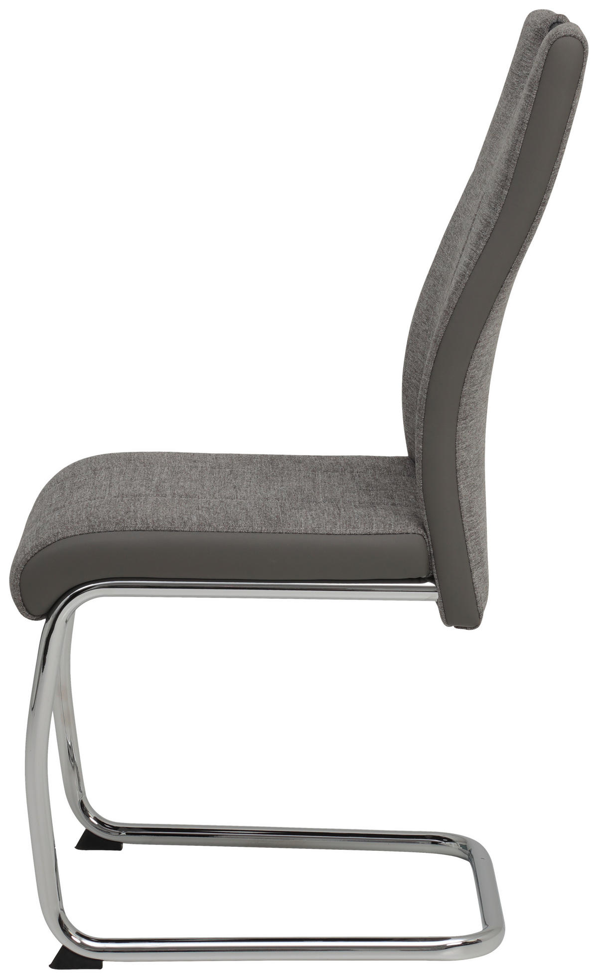 Schwingstuhl Alina 2er Set grau Chrom Alina 2er Set - Chrom/grau - Hela