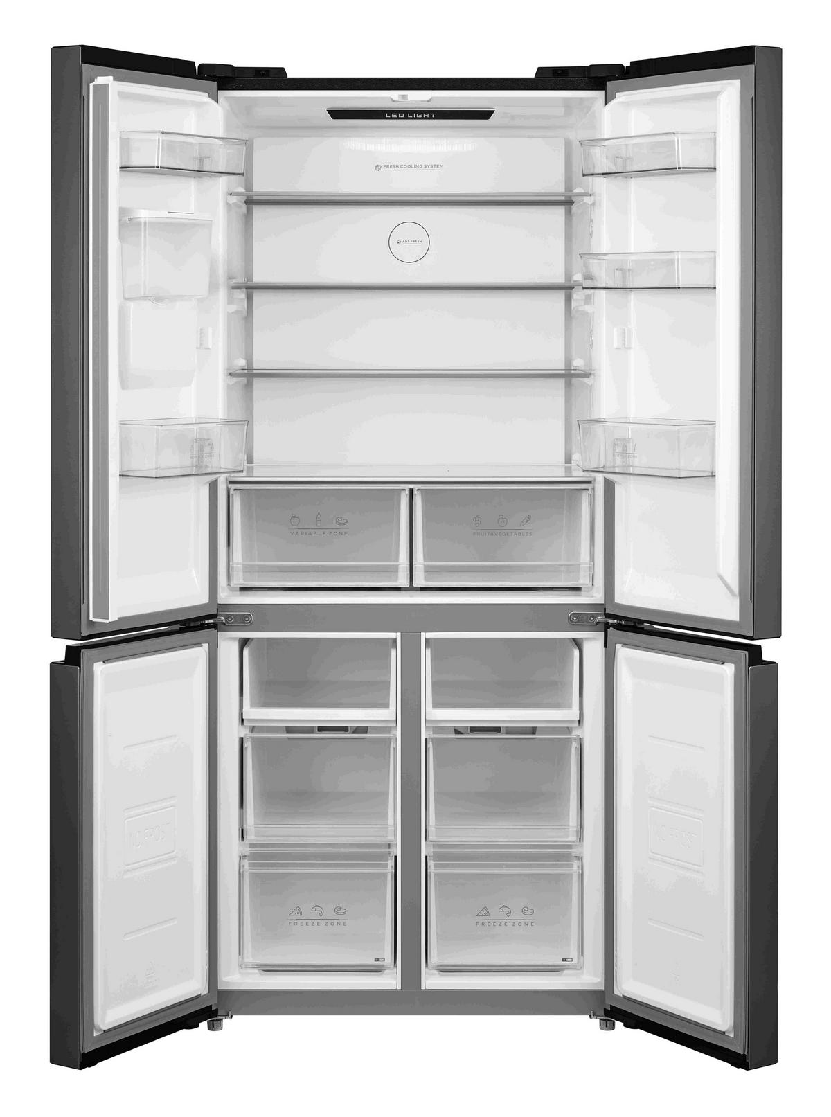 POCOline Cross-Door Kühl/Gefrierkombination MD-190-513-CDIXWDDNF dark Inox B/H/T: ca. 83,3x189,8x65,3 cm Multi-Door MD 190-513 CDIXWDDNF - dark Inox (83,30/189,80/65,30cm) - POCOline