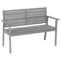 Greemotion Gartenbank Maui grau Akazie B/H/L: ca. 115x14x59 cm Maui - grau (59,00/115,00/14,00cm) - Greemotion
