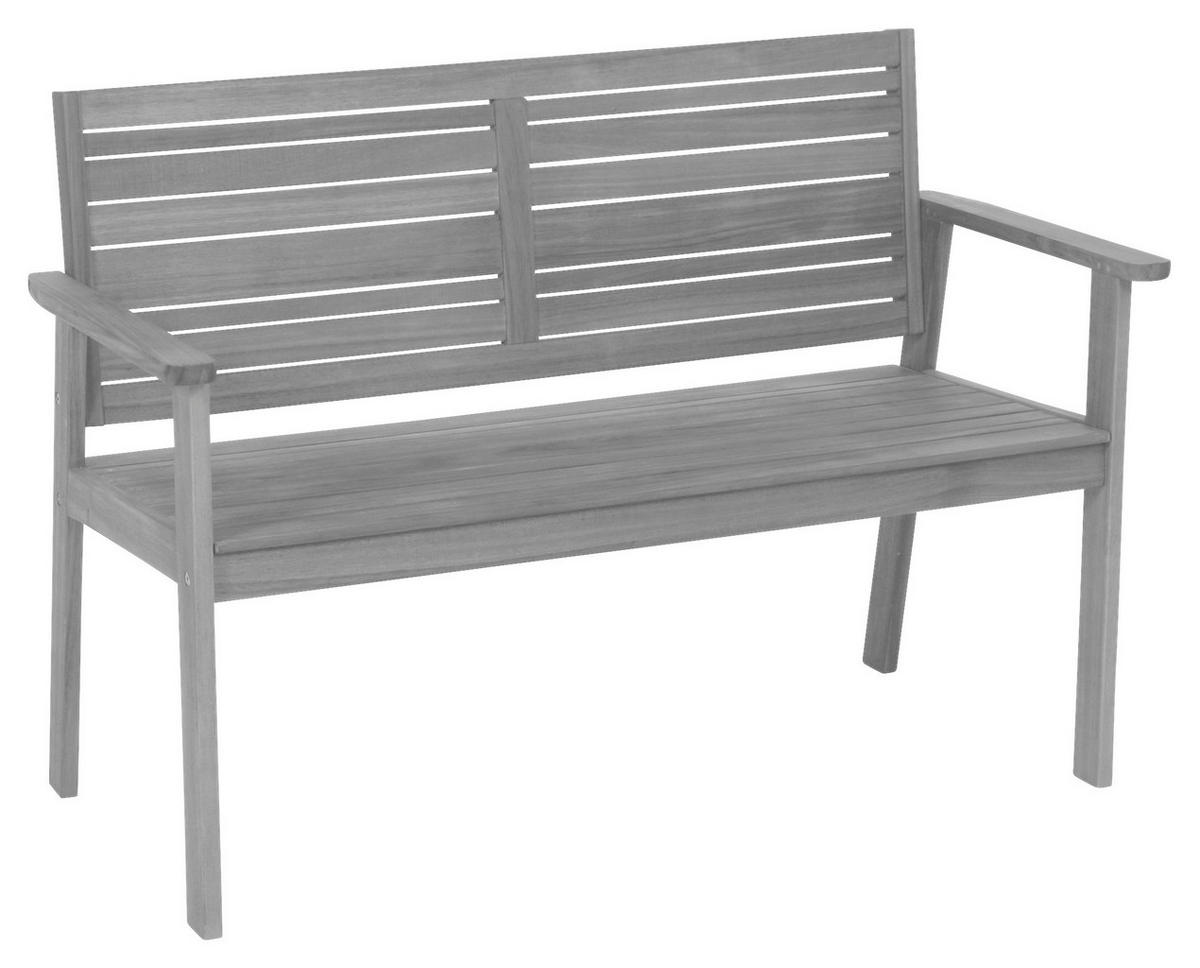 Greemotion Gartenbank Maui grau Akazie B/H/L: ca. 115x14x59 cm Maui - grau (59,00/115,00/14,00cm) - Greemotion
