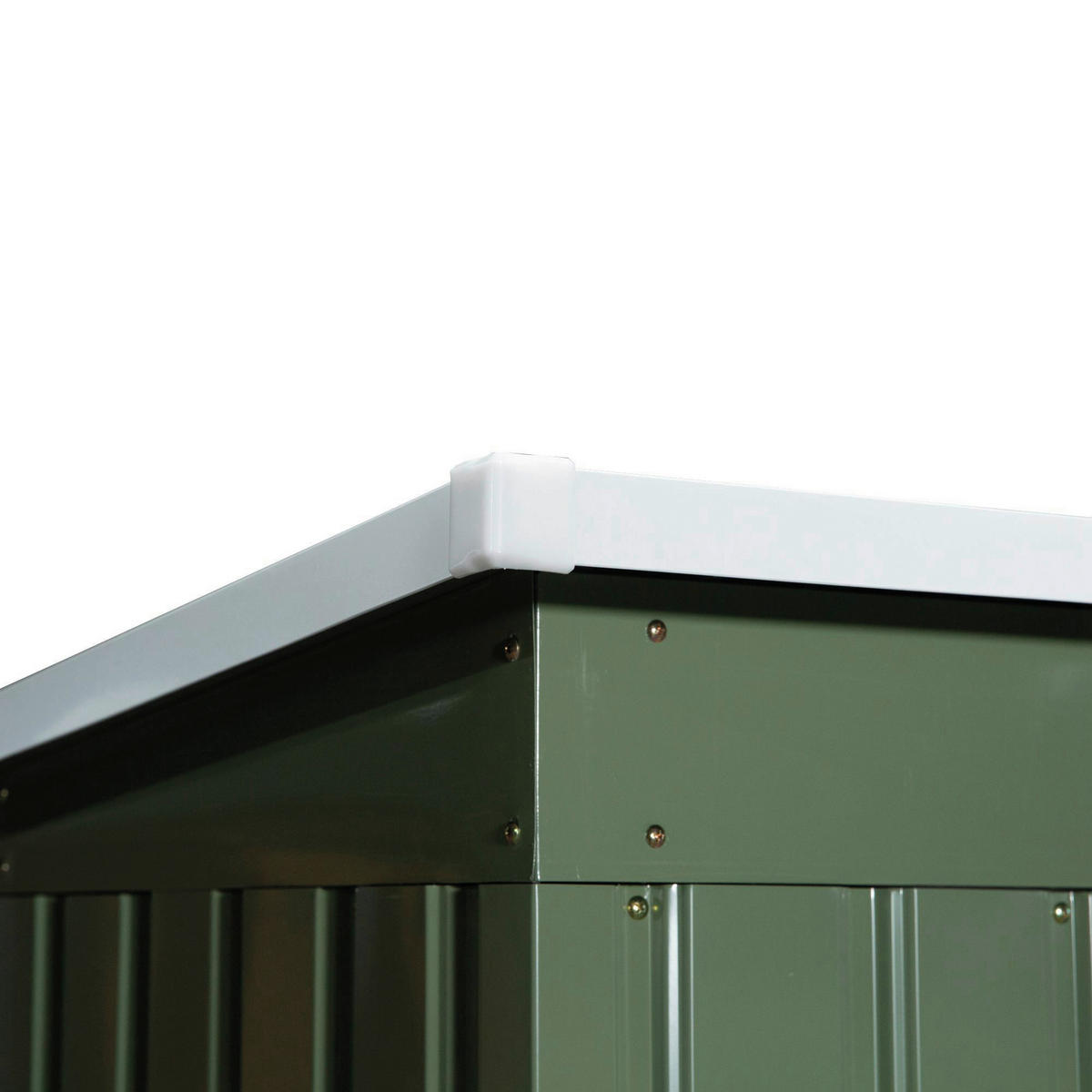 Outsunny Gartenschrank grün Stahl B/H/T: ca. 277x173x130 cm Gartenschrank mit Schiebetür - grün (277,00/173,00/130,00cm) - Outsunny