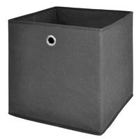 Stoffbox anthrazit B/H/T: ca. 32x32x32 cm Stoffbox_1 - anthrazit (32,00/32,00/32,00cm)