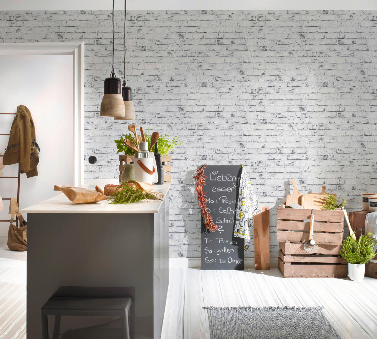 A.S.Creation Vliestapete Best of Wood`n Stone 2nd Edition Steine grau B/L: ca. 53x1005 cm Best of Wood`n Stone 2nd Edition - grau (53,00/1005,00cm) - A.S.Creation