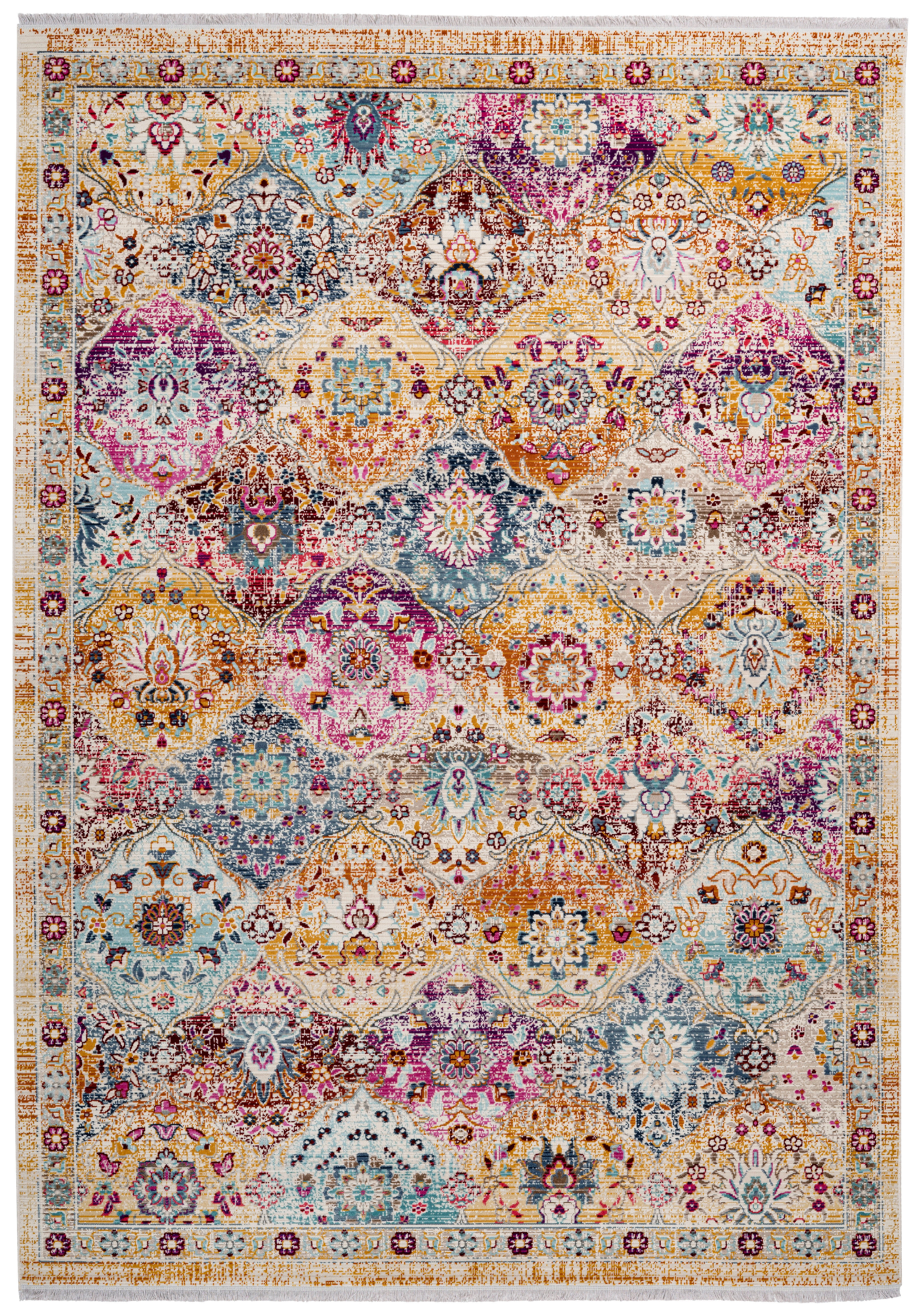 me gusta Kurzflorteppich Anouk 225 mehrfarbig B/H/L: ca. 80x0,35x150 cm Anouk 225 - mehrfarbig (150,00/80,00/0,35cm) - me gusta