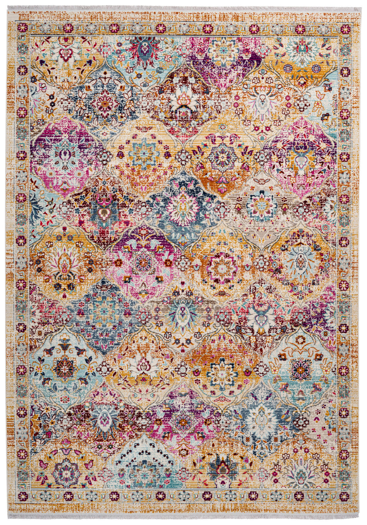me gusta Kurzflorteppich Anouk 225 mehrfarbig B/H/L: ca. 80x0,35x150 cm Anouk 225 - mehrfarbig (150,00/80,00/0,35cm) - me gusta