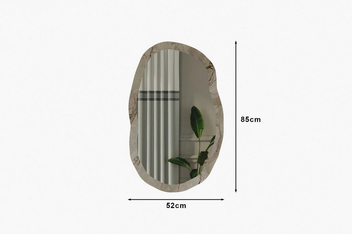 Wandspiegel Eleganza B/H: ca. 52x86 cm Eleganza - (52,00/86,00cm) - moebel17