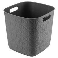 Curver Aufbewahrungskorb Softex dunkelgrau B/H/L: ca. 28x27x28 cm Softex - dunkelgrau (28,00/28,00/27,00cm) - Curver