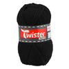 Handstrickgarn Twister Sport uni schwarz L: ca. 15000 cm Twister Sport uni - schwarz (15000,00cm) - Twister