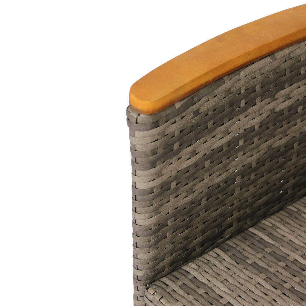 Thumbnail - POCOline Tischgruppe Korfu grau Polyrattan