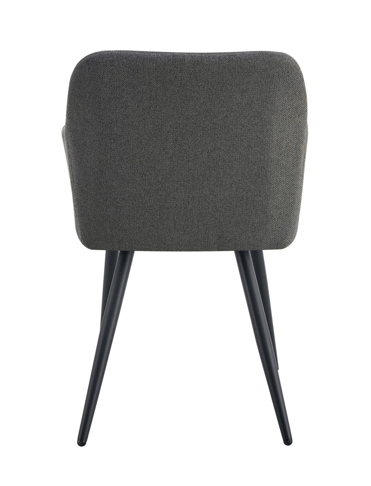 Stuhl LEA, 2er Set anthrazit schwarz Webstoff B/H/T: ca. 56x83x60 cm LEA, 2er Set - schwarz/anthrazit (56,00/83,00/60,00cm) - xonox.home