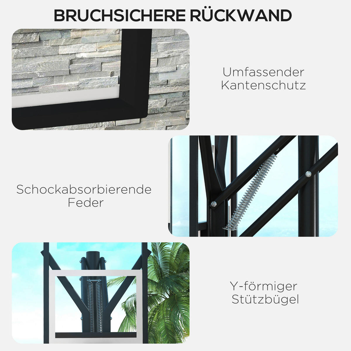 SPORTNOW Basketballkorb mit Ständer schwarz Kunststoff B/H/L: ca. 60x365x90 cm Basketballkorb mit Ständer - schwarz (90,00/60,00/365,00cm) - SPORTNOW