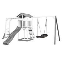 AXI Spielturm Beach Tower weiß B/H/L: ca. 519x242x349 cm Beach Tower - weiß/grau (349,00/519,00/242,00cm) - AXI