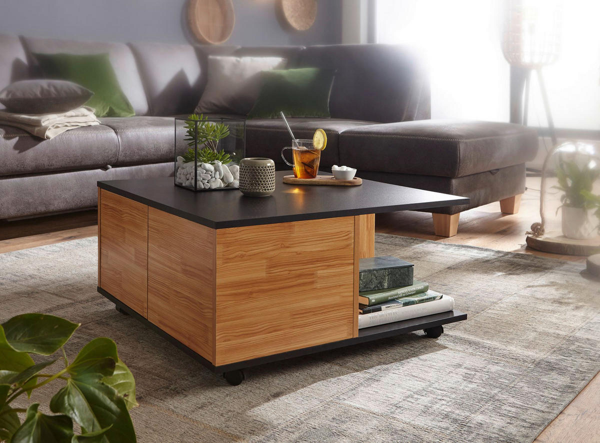 Couchtisch braun B/H/T: ca. 70x36x70 cm Couchtisch - braun (70,00/36,00/70,00cm) - Wohnling