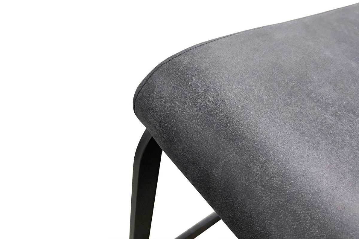 Stuhl BANFF 2er-Set. anthrazit Microfaser B/H/T: ca. 42x97x58 cm BANFF 2er-Set. - schwarz/anthrazit (42,00/97,00/58,00cm) - byLIVING