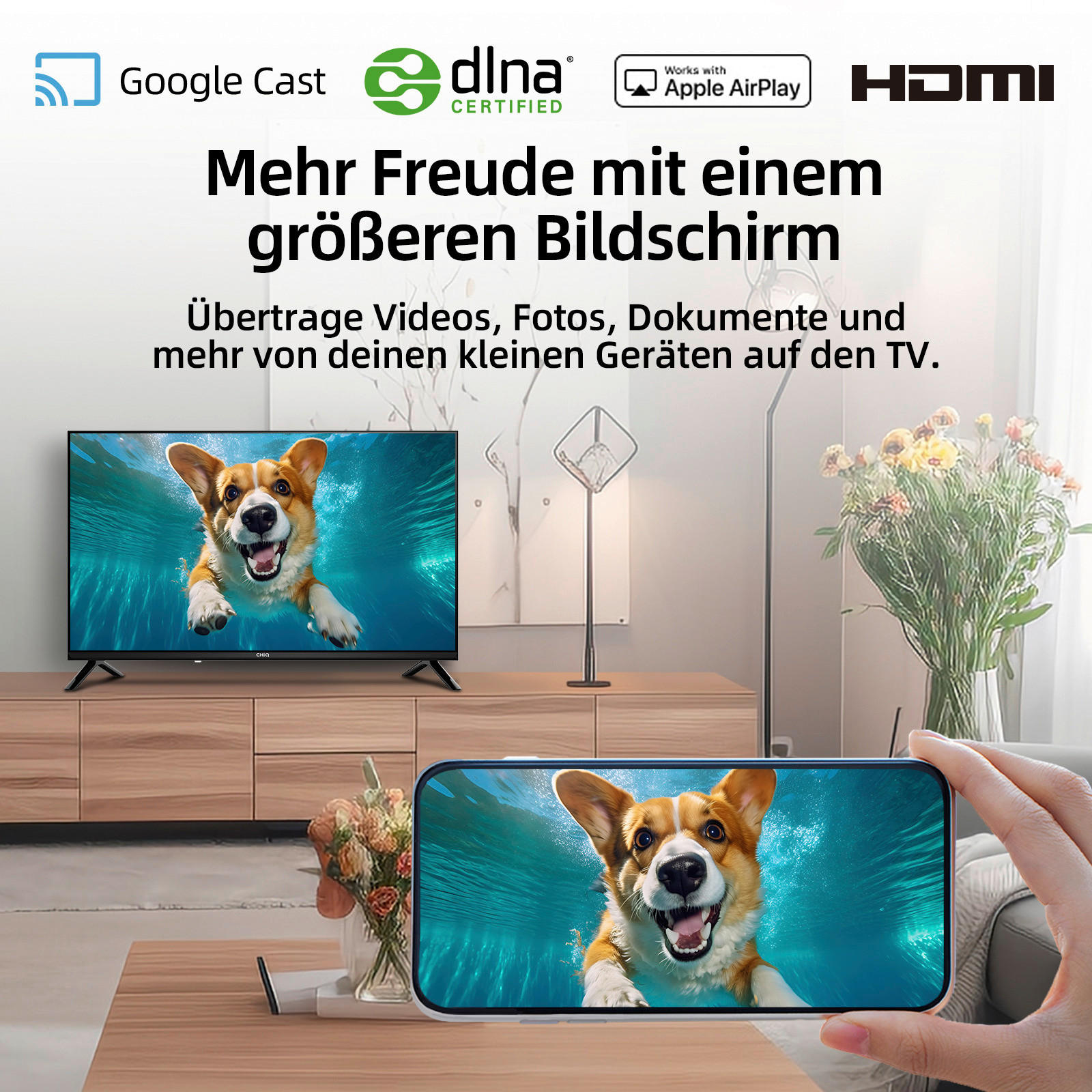 Thumbnail - CHiQ LED-Fernseher L40M10V