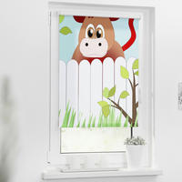 Rollo Ochse Otto bunt B/L: ca. 80x150 cm Ochse Otto - bunt (80,00/150,00cm) - LICHTBLICK