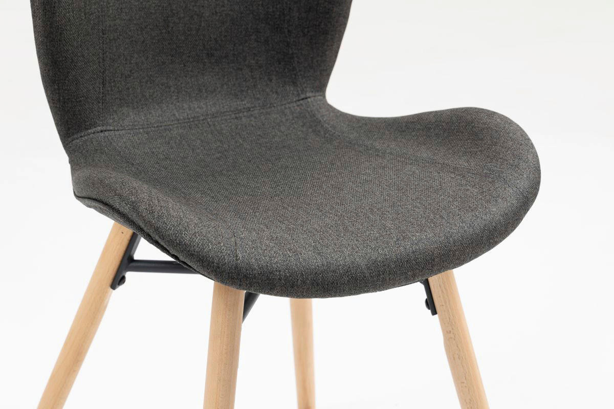 Stuhl Florenz anthrazit Microfaser B/H/T: ca. 47x80x52 cm Florenz - anthrazit (47,00/80,00/52,00cm)