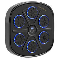 SPORTNOW Boxmaschine + Musik schwarz Kunstleder B/H/L: ca. 44,6x7,5x41,8 cm Boxmaschine_+_Musik - schwarz (41,80/44,60/7,50cm) - SPORTNOW