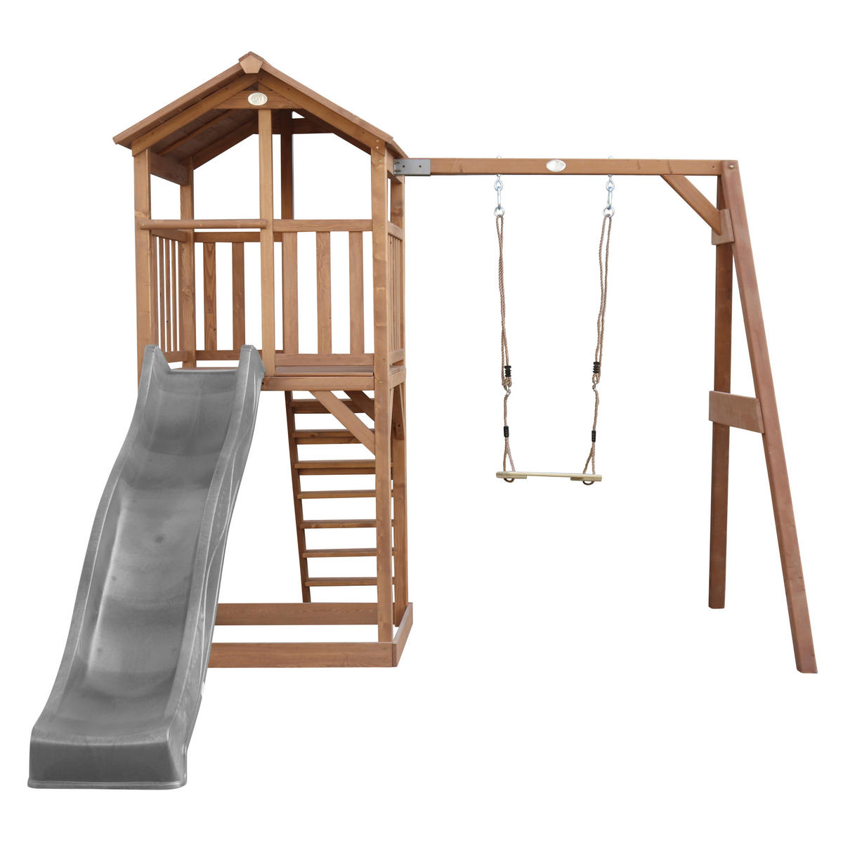 AXI Spielturm Beach Tower braun B/H/L: ca. 284x242x349 cm Beach Tower - braun/grau (349,00/284,00/242,00cm) - AXI