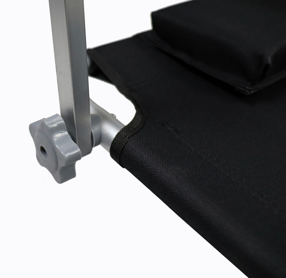 VCM Sonnenliege schwarz Polyester-Mischgewebe B/H/L: ca. 65x16x165 cm Sonnenliege - schwarz (165,00/65,00/16,00cm) - VCM