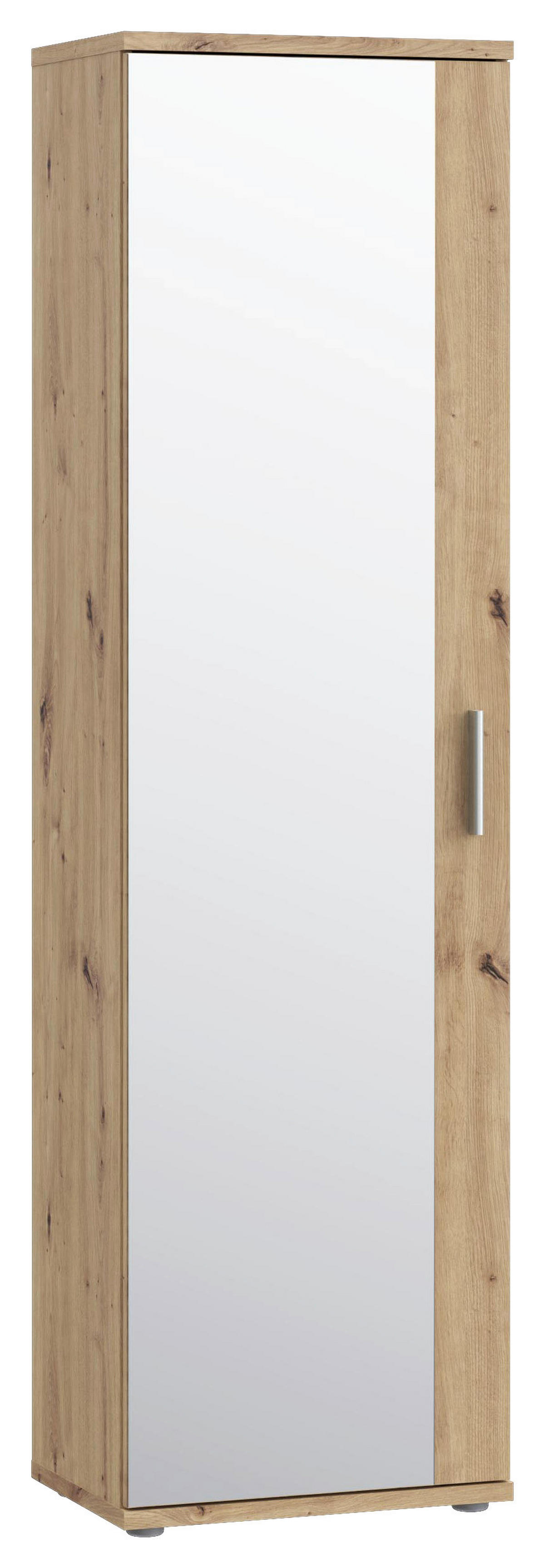 Mehrzweckschrank  Eiche Artisan Nachbildung B/H/T: ca. 50x179x35 cm Net_Mehrzweckschrank MS162-D78 - Eiche (50,00/179,00/35,00cm)