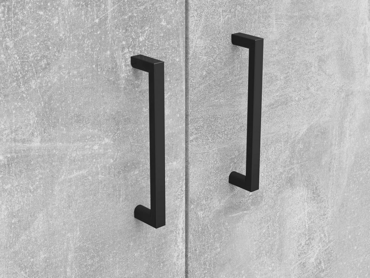 Kommode Multi-Stauraum Typ 31 Beton Optik B/H/T: ca. 80x115x40 cm Multi-Stauraum Typ 31 - Beton (80,00/115,00/40,00cm)