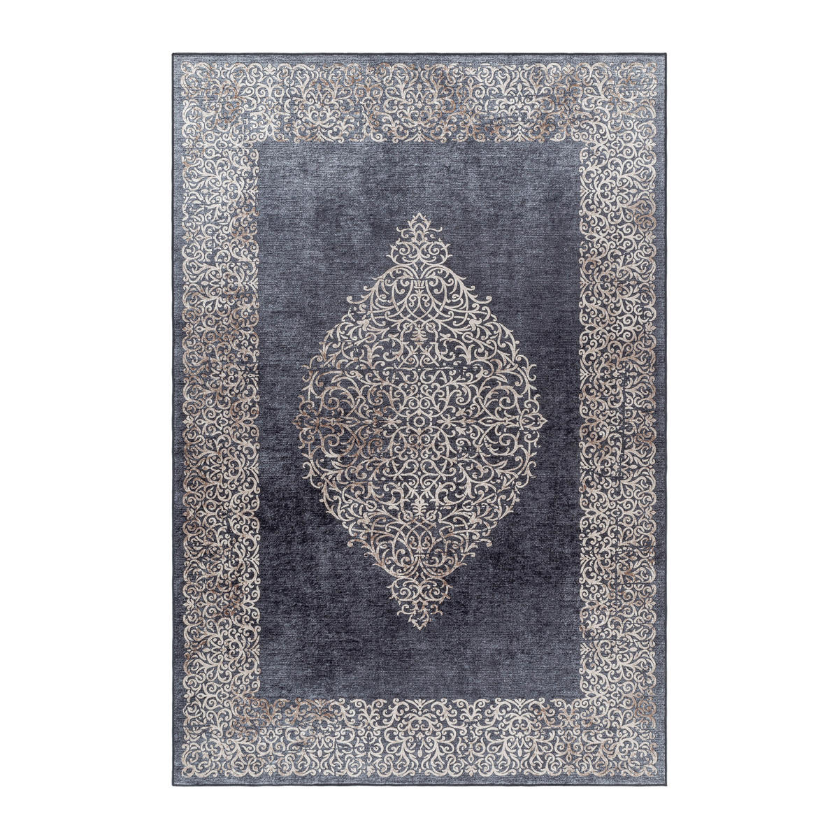 Ayyildiz Teppich FIESTA schwarz B/L: ca. 80x250 cm FIESTA - schwarz (80,00/250,00cm) - Ayyildiz